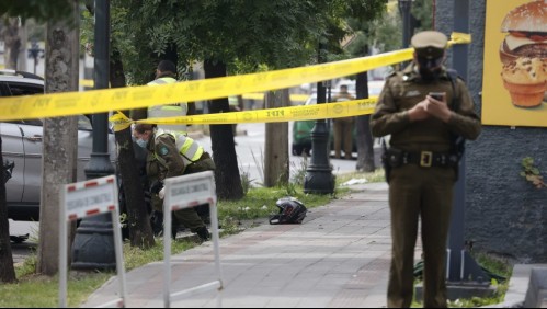 Carabinero muere tras chocar con un vehículo en Providencia: Se dirigía en su moto a la comisaría
