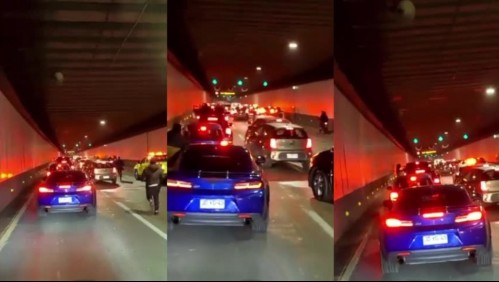 Nueva encerrona en la Costanera Norte deja a tres menores de edad detenidos y a una mujer lesionada