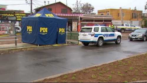 Encuentran cuerpo de hombre en un paradero de micros: Investigan presunto robo con homicidio en San Joaquín