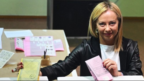 Ultraderecha se impone en elecciones italianas con Giorgia Meloni a la cabeza