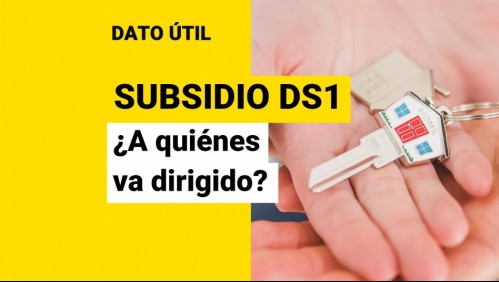 Subsidio DS1: ¿A qué familias está dirigido?