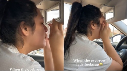 'Me arruinó las cejas': Joven se realizó tratamiento de belleza y terminó llorando por el resultado