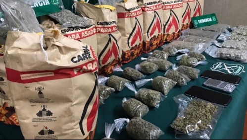 Padre e hijo vendían droga simulando ser carbón: Se les incautó 38 mil dosis avaluadas en $114 millones