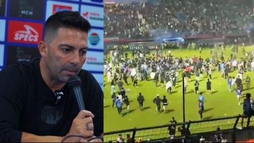 DT chileno cuenta cómo vivió la tragedia en estadio de Indonesia: 'Hubo hinchas que murieron en brazos de jugadores'