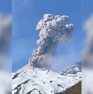 Onemi mantiene Alerta Amarilla por actividad de volcán en Chillán: Reportan que nube de cenizas llegó a Argentina Onemi mantiene Alerta Amarilla por actividad de volcán en Chillán: Reportan que nube de cenizas llegó a Argentina