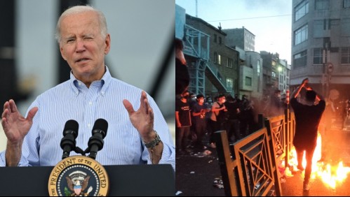 Biden anuncia más sanciones contra Irán por represión de protestas: 'Habrá costos adicionales para los responsables'