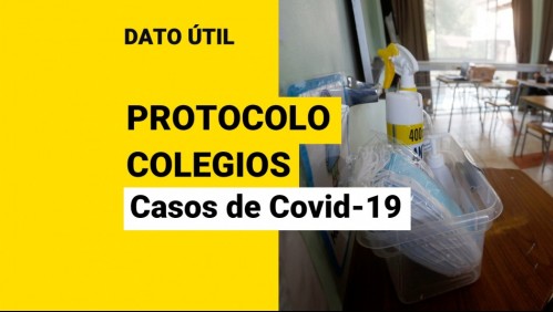 Casos de Covid-19 en colegios: ¿Qué dice el nuevo protocolo?