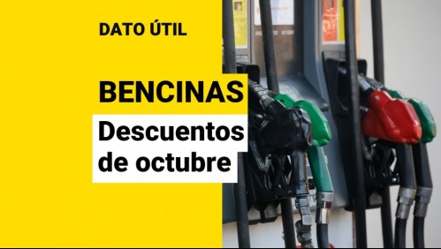 Descuentos de hasta $200 por litro de bencina: Estas son las rebajas disponibles en octubre