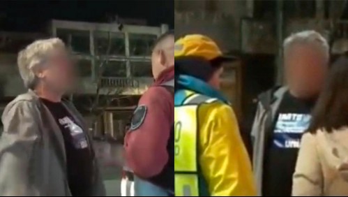 'Sé adulto y vamos': Dio positivo en la alcoholemia y su esposa lo regañó frente a la policía