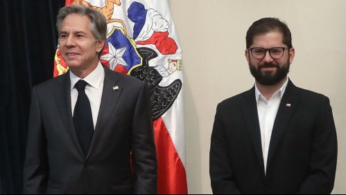 Secretario de Estado de EEUU tras reunión con Gabriel Boric: 'Estamos fortaleciendo nuestros vínculos económicos'