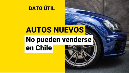 ¿Qué autos nuevos ya no pueden venderse en Chile?