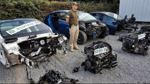 Operación Géminis: Carabineros detiene a banda dedicada a robo de vehículos