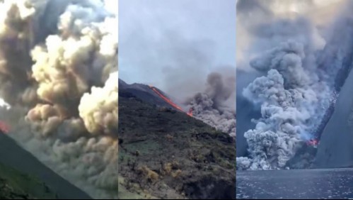 Provocó hasta un temblor: Volcán italiano Strómboli vuelve a erupcionar
