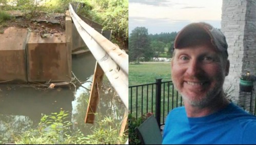 El GPS lo guió por un puente derrumbado y murió al caer al vacío