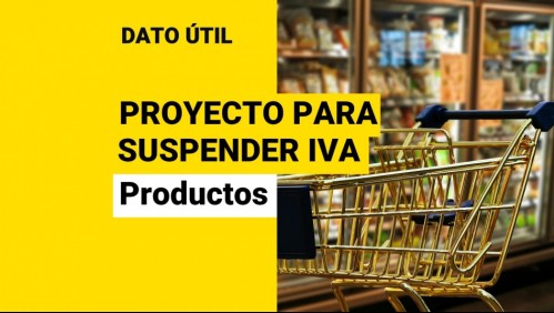 Proyecto busca suspender el pago del IVA: ¿A qué productos le bajarían los impuestos?