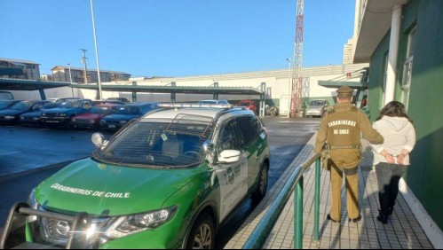 Carabinero fue lesionado tras sufrir agresiones de pareja que realizó destrozos en habitación de hotel