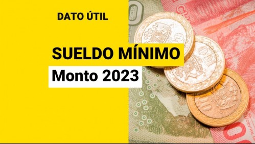 Sueldo mínimo en Chile: ¿A cuánto llegaría desde enero de 2023?
