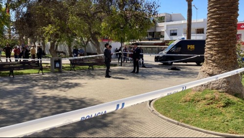 Joven es asesinado a puñaladas en la Plaza de Armas de Ovalle: Policías detuvieron al victimario en el acto