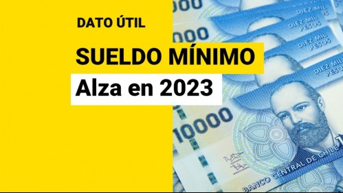 Sueldo mínimo en Chile: ¿A cuánto subiría en enero del 2023?