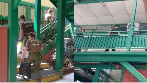 Estudiante de 17 años quedó detenido tras detonar una bomba de ruido en colegio de Peñalolén