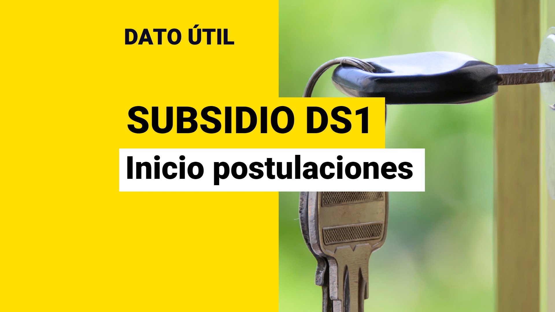 Subsidio DS1: ¿Cuándo Comienzan Las Postulaciones? - Meganoticias