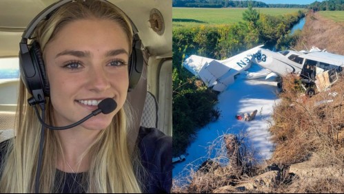 'Era simplemente un alma tan pura': Revelan causa del accidente en que murió joven instructora de vuelo
