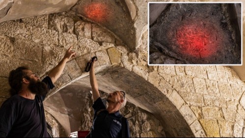 Descubren rayado de un caballero medieval en un muro de Jerusalén ¿Cómo fue posible detectarlo?