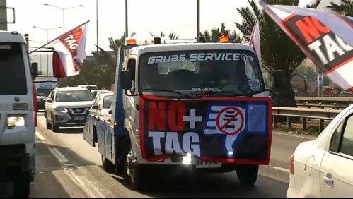 Movimiento No+TAG: Manifestantes bloquean el tránsito en diferentes autopistas