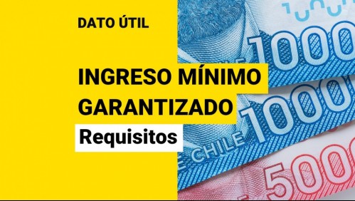 ¿Cuáles son los requisitos para postular al Ingreso Mínimo Garantizado?