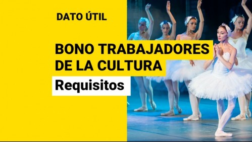 Nuevas postulaciones a Bono Trabajadoras y Trabajadores Culturales: ¿Cuáles son los requisitos?