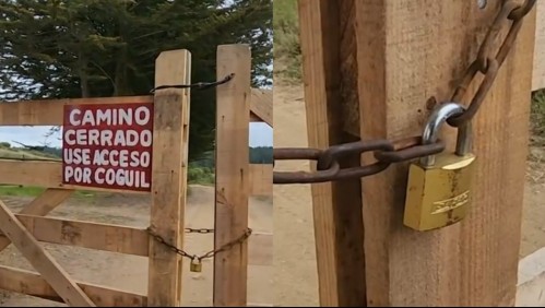 'Nos encontramos con el mismo panorama': Vuelven a cerrar acceso a playa de Pichilemu que estaba abierto desde 2019