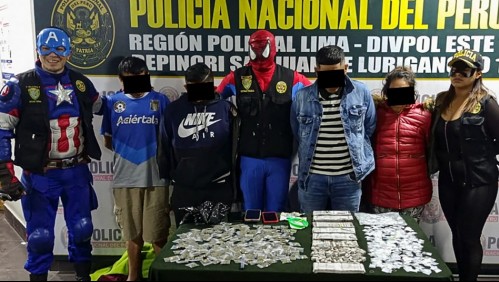 'Operación Marvel': Policías se disfrazan de los Vengadores para capturar a vendedores de droga en Perú