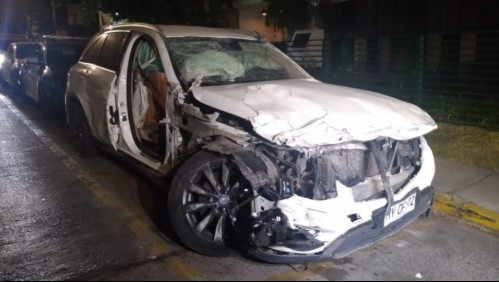 Delincuentes realizan portonazo en Lo Barnechea con auto que tenía encargo por robo desde octubre