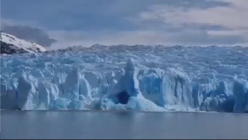 Registran desprendimiento en el Glaciar Grey: ¿Cuáles son las razones detrás de este fenómeno?