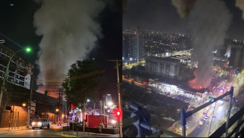 Incendio de grandes dimensiones afecta a dependencias de constructora en La Florida