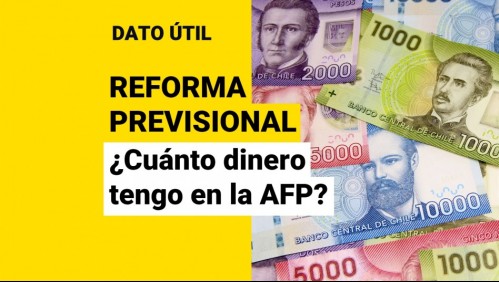 Reforma de pensiones: ¿Cómo saber cuánto dinero tengo en la AFP?