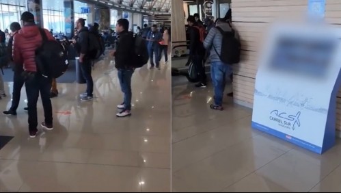 Polémica por video que muestra exhibición de pornografía en pantalla de aeropuerto de Talcahuano