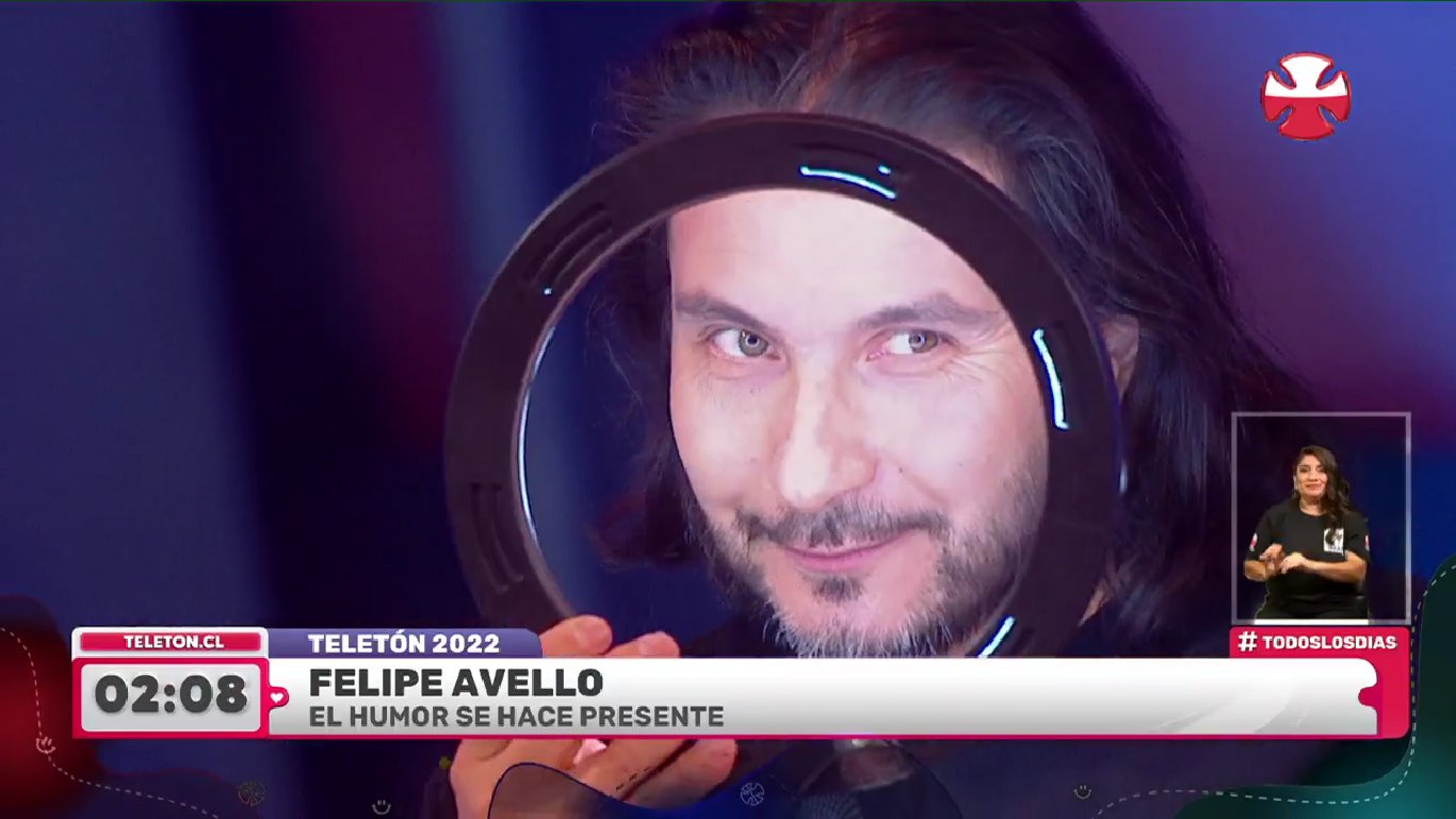 Felipe Avello en la Teletón 2022