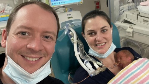 'Muchos no sobreviven': Salvan a bebé que nació con un tumor del doble de su peso