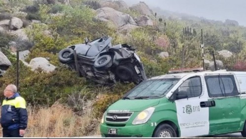 Carabinero muere en accidente de tránsito: Vehículo en que se trasladaba tenía encargo por robo