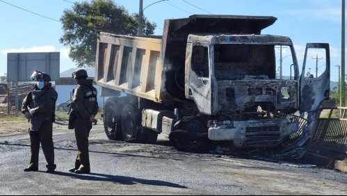 Organización de la CAM se adjudica ataque incendiario a camión en ruta Traiguén-Los Sauces