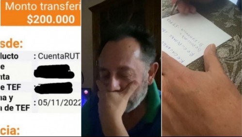 'Me emocioné': Tiktokers devolvieron dinero a hombre que donó $200 mil en vez de $20 mil a campaña solidaria