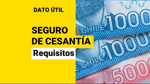 Seguro de Cesantía: ¿Cuáles son los requisitos para cobrarlo?