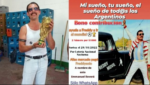 Eeeeeooooo: Argentino igual a 'Freddie Mercury' viaja a Catar gracias al sorteo de su auto