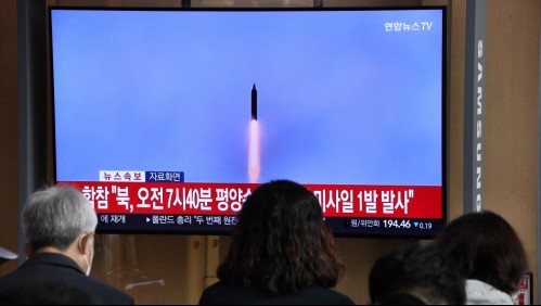 Corea del Norte dispara misil balístico tras advertir una respuesta 'feroz' contra Estados Unidos