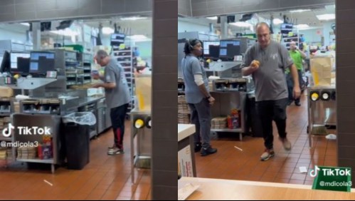 'Estoy cansado de esperar': Se demoraron en entregarle los nuggets y fue a sacarlos él mismo a la cocina del local