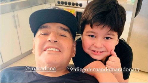 Así luce Dieguito Fernando, el hijo más joven de Diego Armando Maradona