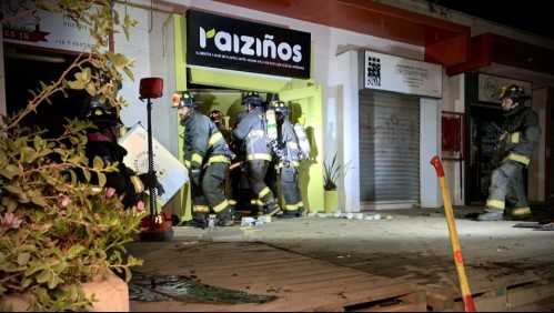 Seis personas resultaron heridas tras explosión en local de comida en Concón