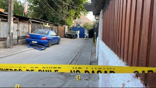 Doble homicidio en Quinta Normal: Hubo enfrentamiento 'con armas de fuego de alto calibre'