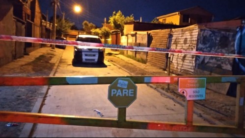 Confuso incidente deja un hombre baleado en Conchalí: Recibió una cantidad indeterminada de disparos